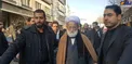 آیت الله امامی کاشانی در مراسم تشییع پیکر شهدای مقاومت
