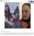 عکس/ پست غم انگيز شهربانو منصوريان بعد از ٣روز جستجو در كوه هاى دنا