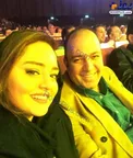 نرگس محمدی و همسرش در کنسرت خواننده مشهور/عکس