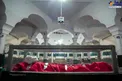 پیکر آیت الله مصباح یزدی در مصلی قدس قم/عکس