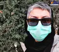 ظاهر کرونایی خانم بازیگر با ماسک+عکس