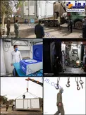 برپایی بیمارستان صحرایی سپاه در قم/عکس