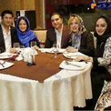 عکس بازیگران زن مشهور در یک رستوران