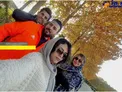 بازیگر مشهور و فوتبالیست معروف در کنار  همسرانشان + عکس