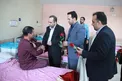 بازدید عضو هیأت مدیره بانک رفاه از بیمارستان میلاد شهریار و دیدار با جانبازان جنگ تحمیلی