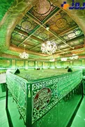 نمایی از داخل ضریح سیدالشهدا علیه السلام