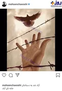 محسن چاوشی ۳۲ محکوم به اعدام را نجات داد + عکس