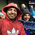 تیپ اسپرت زن و شوهر بازیگر در ورزشگاه خارجی+عکس