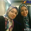 عکس/ خانم مجری سابق تلویزیون به همراه خواهرش