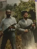 كلاشينكف در دستان سيد احمد خميني+عكس