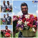 جشن تولد شجاع خلیل‌زاده در حاشیه تمرین امروز تیم/عکس