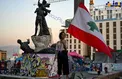 عکس/ د‌ختری که پرچمدار اعتراضات در لبنان است
