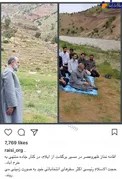 عكس/ نماز خواندن كانديدای رياست جمهوری در كنار جاده
