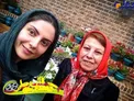 عکسی دیده نشده از خانم بازیگر و مادرش