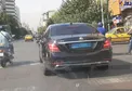 مرسدس بنز جدید با پلاک دیپلماتیک در تهران/عکس
