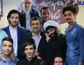 عكس/ آغوش عاشقانه يک روحانی برای احمدی نژاد