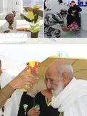 عکسی فوق العاده از آب‌پاشی به زائران گرما زده در مکه