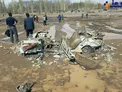عکس/ لاشه عجیب ماشین بیرون آمده از سیل آذرشهر