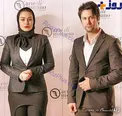 عکس/ خانم و آقای بازیگر با لباسی ست شده