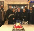 جشن تولد باشکوه خانم بازیگر کنار همسر و دوستانش + عکس