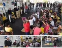 اقامه نمازجمعه در پمپ بنزین/ عکس