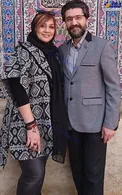 امیرحسین مدرس و همسرش+عکس