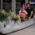 بهاره رهنما و همسرش در یک قایق! + عکس