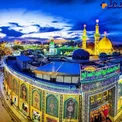 تصویری زیبا از حرم حضرت عباس علیه السلام و بین الحرمین