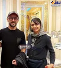 تیپ جدید امین حیایی و همسرش نیلوفر خوش خلق/عکس