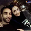 کیمیا علیزاده و همسرش حامد معدنچی+عکس