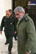 سردار قاآنی در کنار مرحوم سردار حجازی+ عکس