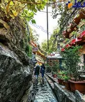 نمایی زیبا از دربند تهران در فصل بهار