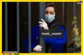 عکس کرونایی نازنین بیاتی با ماسک/عکس