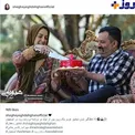 سورپرایز شدن خانم بازیگر در برنامه زنده توسط همسرش! +عکس