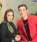 تیپ رسمی نسرین مقانلو در کنار پسرش+عکس