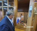 آخرین نگاه محسن هاشمی به صندلی ریاست/عکس