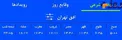 اوقات شرعی روز  یک‌شنبه ۹ آبان ۹۵ به افق تهران+ جدول