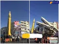 نمایش موشک‌های ذوالفقار و قدر در ⁧مسير راهپيمايان در چهارراه وليعصر