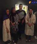 تصویر علی دایی و همسرش در مراسم افتتاحیه گالری تهمینه میلانی