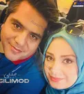 سلفی خانم مجری با همسر خواننده اش+عکس