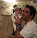 جدیدترین عکس همسر و دختر بازیگر خانم مشهور