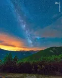تماشای کهکشان راه شیری از آسمان گلستان/عکس