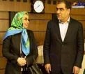 تیپ متفاوت خانم بازیگر مشهور در کنار وزیر بهداشت+عکس