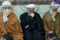 عکس / رئیس جمهور در مراسم ختم خواهرش