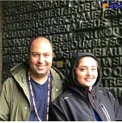 تیپ عجیب و غریب زن و شوهر بازیگر در بارسلون/عکس
