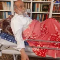 حجت السلام حسین انصاریان در منزل + عکس