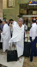 علی طیب نیا با لباس احرام در مکه+عکس