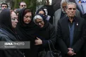 اشک همسر اول «حسین محب اهری» در مراسم تشییع + عکس