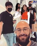 اولین سلفی ساره بیات با همسرش در خودرویی لوکس