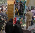 مزار مرحوم نادر طالب‌زاده پس از خاکسپاری/ عکس